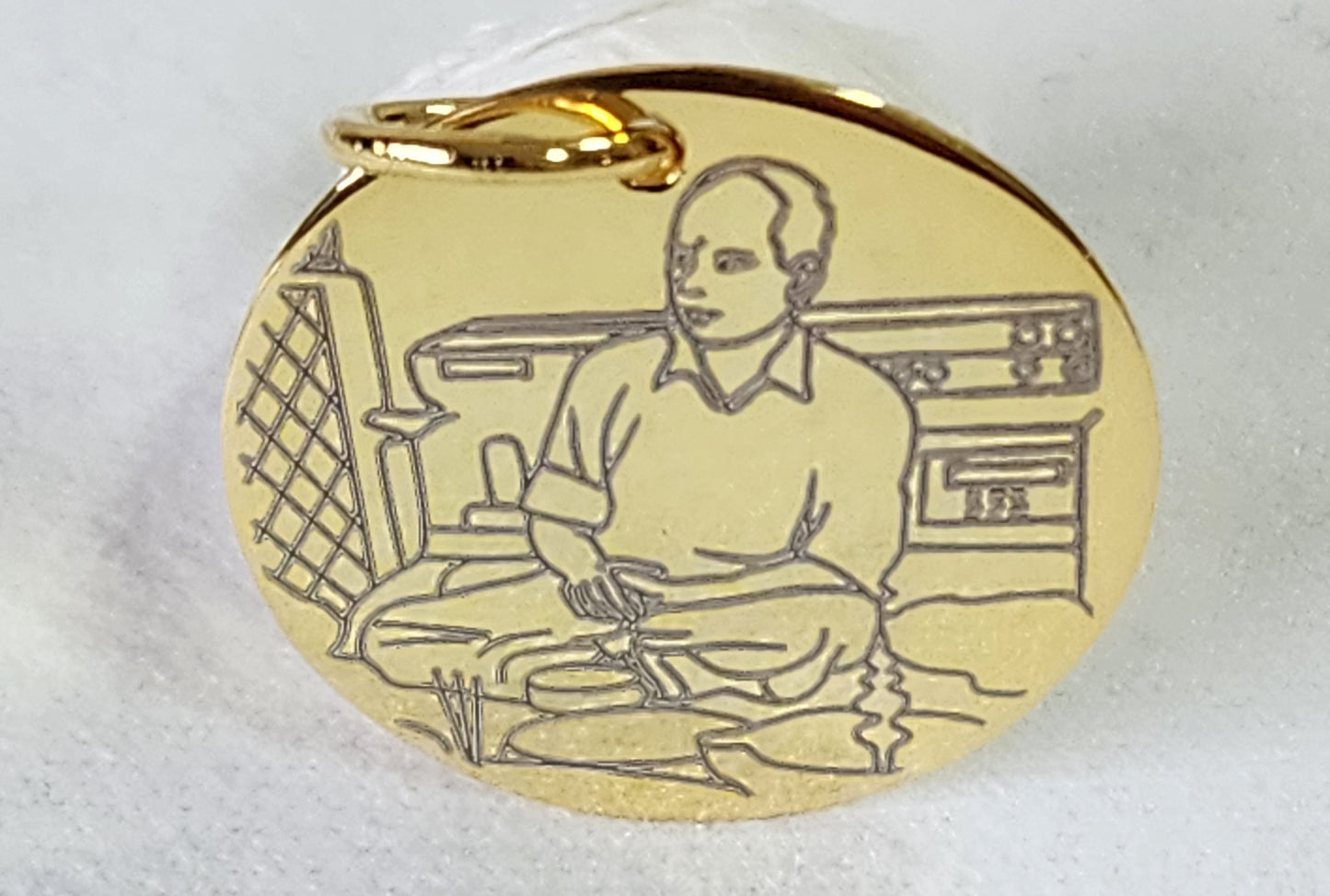Founder Series (Sri Mani Iyer) - Faith Pendant (Yellow Gold)