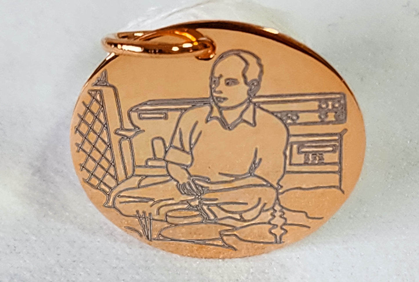 Founder Series (Sri Mani Iyer) - Faith Pendant (Rose Gold)