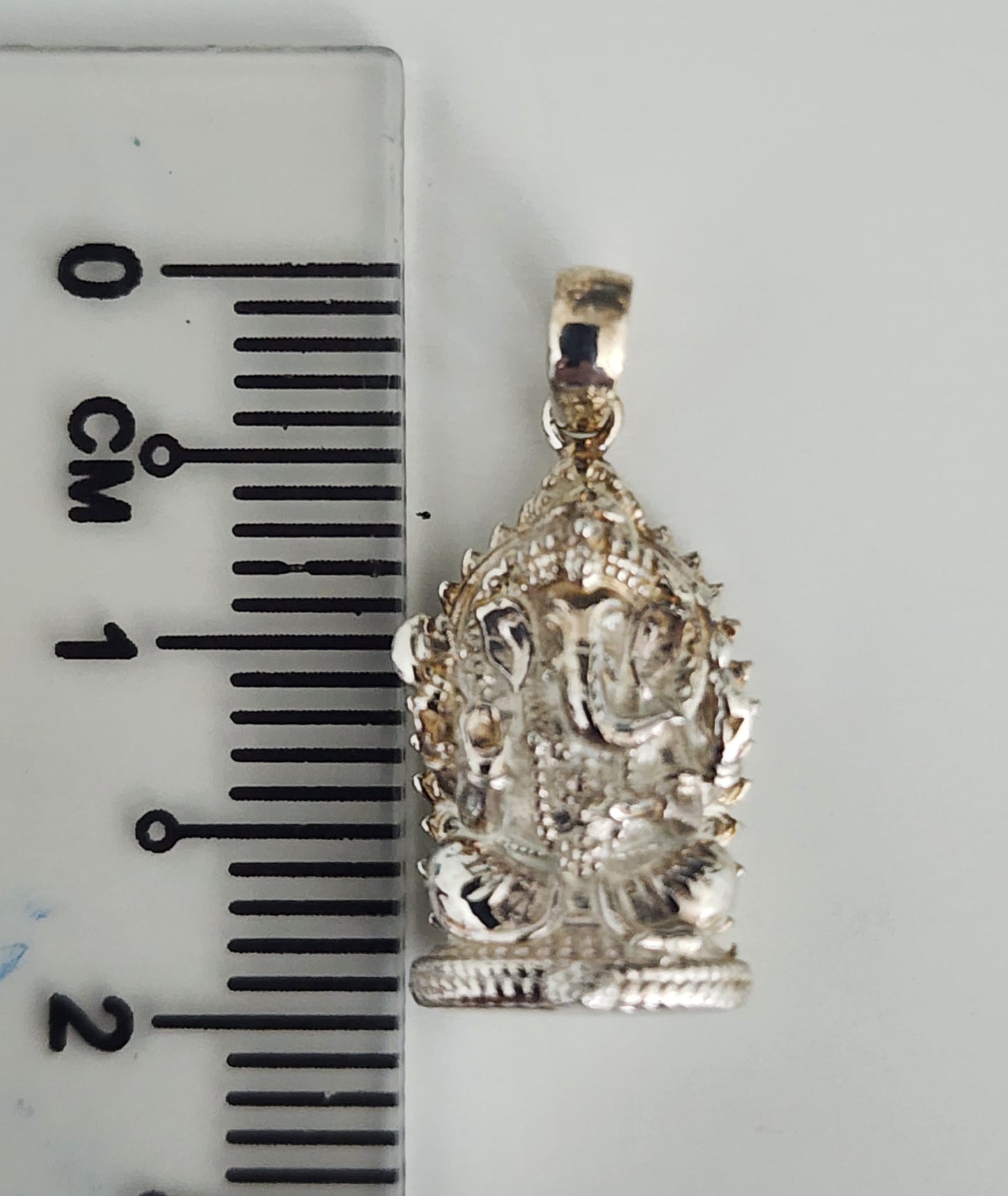 Mini Lord Ganesha Statue (In Silver)