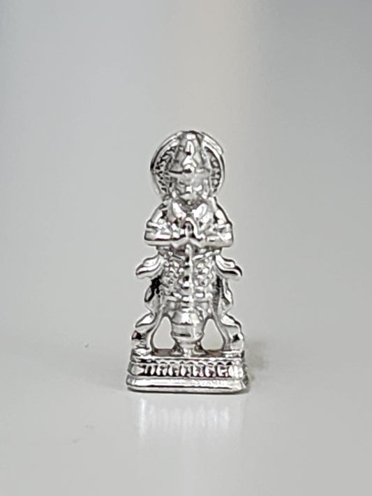 Mini Lord Hanuman Statue (In Silver)
